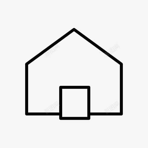 主页主页按钮房子图标svg_新图网 https://ixintu.com 主页 主页按钮 房子