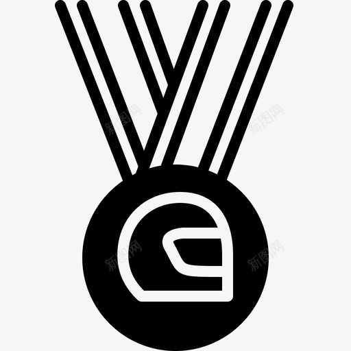 赛车奖章头盔赛车运动图标svg_新图网 https://ixintu.com 头盔 美味运动奖牌风格2字形 胜利 获胜者 赛车奖章 赛车运动