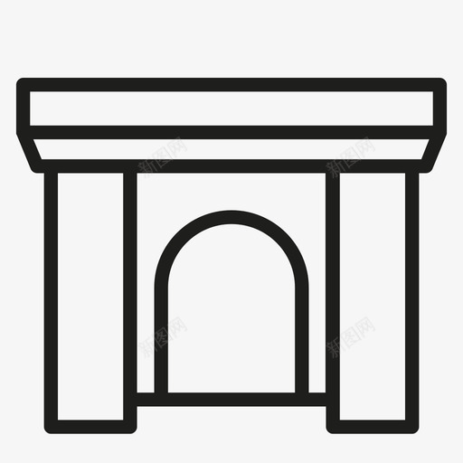 壁炉圣诞壁炉新年图标svg_新图网 https://ixintu.com 圣诞壁炉 圣诞套装 壁炉 新年 礼品壁炉 装饰