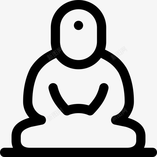 天坛佛亚洲青铜图标svg_新图网 https://ixintu.com 世界地标 中华人民共和国香港特别行政区 中国香港 亚洲 天坛佛 旅游 雕像 青铜 香港