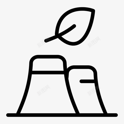 生态电厂生态工厂图标svg_新图网 https://ixintu.com 工厂 热电厂 环境生态概要 生态 生态电厂