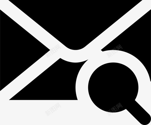 搜索邮件通信交互图标svg_新图网 https://ixintu.com smashicons交互mdsolid 交互 搜索邮件 界面 通信