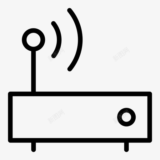 wifi路由器互联网网络图标svg_新图网 https://ixintu.com wifi路由器 互联网 信号 网络 网络服务器概述