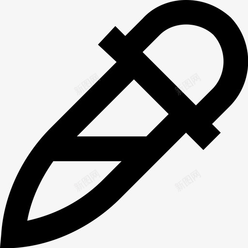 移液管化学滴管颜色选择器图标svg_新图网 https://ixintu.com 化学滴管 实验室工具 移液管 线基本要素集图标2 颜色选择器