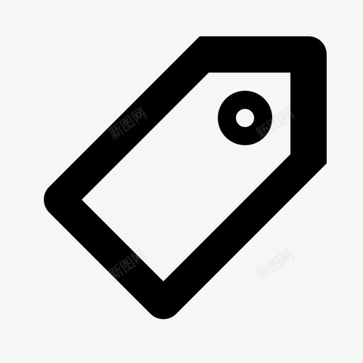 标签价格购物标签图标svg_新图网 https://ixintu.com 价格 标签 管理员侧菜单设置16像素粗体 肩带 购物标签