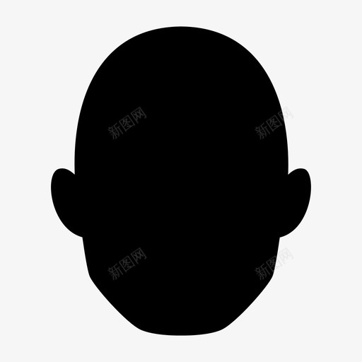 头头像脸图标svg_新图网 https://ixintu.com 人 头 头像 用户 脸 身体部位