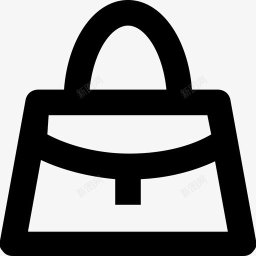 手袋肩包女包图标svg_新图网 https://ixintu.com 女包 手袋 系列必备图标 肩包
