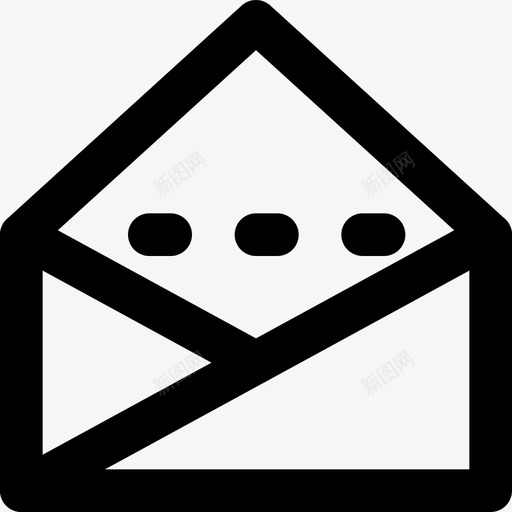 信封通信对话图标svg_新图网 https://ixintu.com smashicons对话md大纲 信封 对话 打开 讨论 通信 邮件