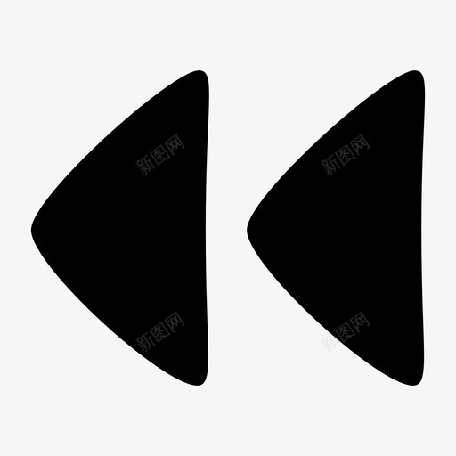 倒带卡通儿童图标svg_新图网 https://ixintu.com 倒带 儿童 卡通 卡通用户界面 反转