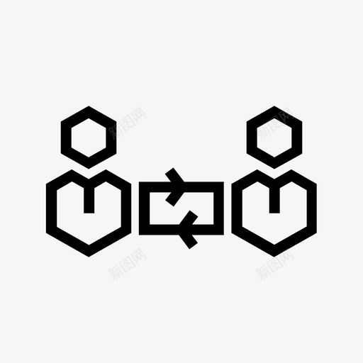 公司组织交流网络图标svg_新图网 https://ixintu.com 交流 公司组织 团队 网络