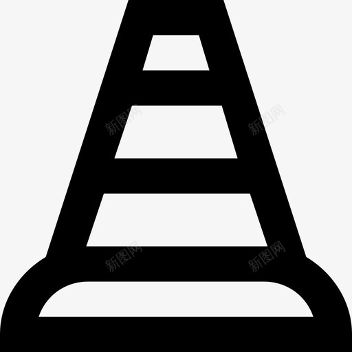 交通锥锥销施工锥图标svg_新图网 https://ixintu.com 交通塔架 交通锥 施工锥 线路要素图标集 路锥 锥销