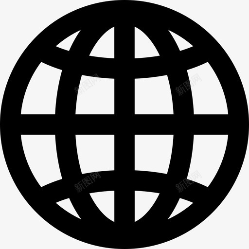 全球网格地球符号界面界面和网络图标svg_新图网 https://ixintu.com 全球网格地球符号 界面 界面和网络