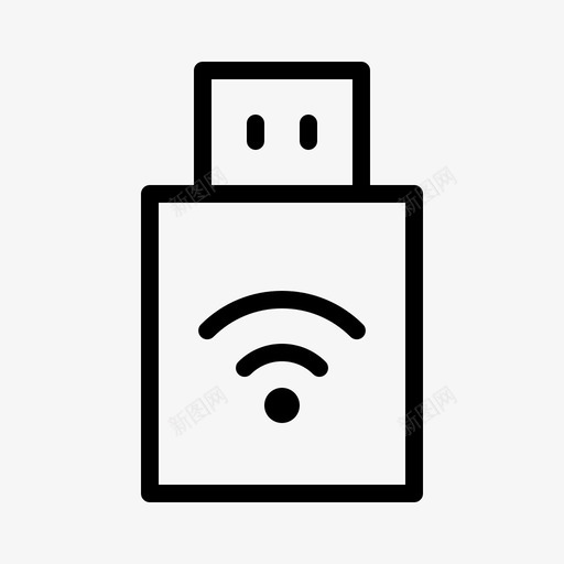 wifi加密狗消费电子产品设备图标svg_新图网 https://ixintu.com wifi加密狗 消费电子产品 电子设备 硬件 设备