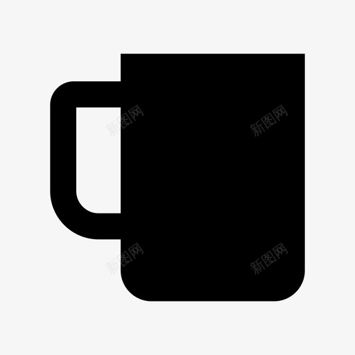 采购产品马克杯咖啡杯茶杯图标svg_新图网 https://ixintu.com 咖啡杯 茶杯 采购产品马克杯 食品和饮料