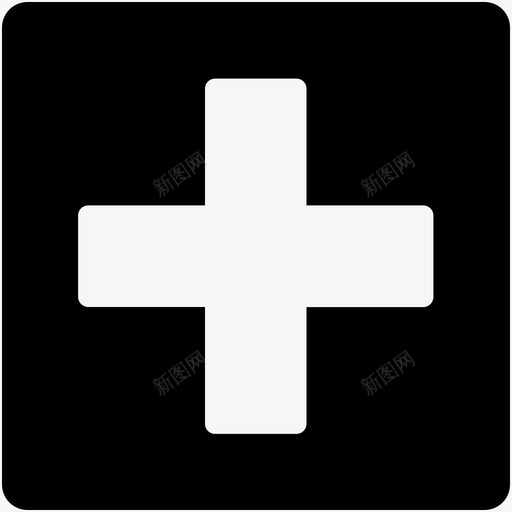 医院标志信息医疗中心图标svg_新图网 https://ixintu.com 信息 医疗中心 医院标志 招牌 网页和用户界面字体图标