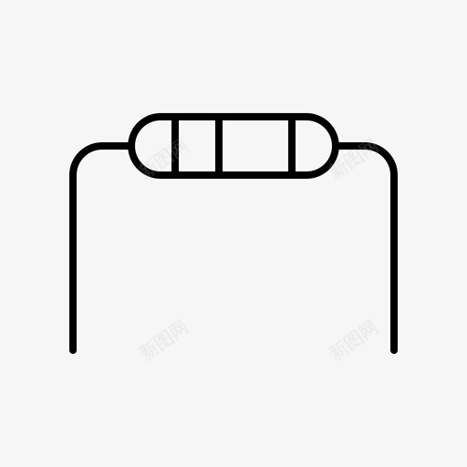 电阻器消费电子产品设备图标svg_新图网 https://ixintu.com 消费电子产品 电子设备 电阻器 硬件 设备