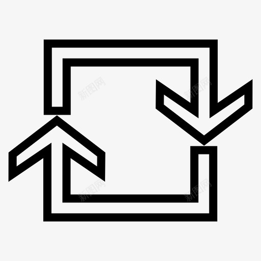 循环箭头方向图标svg_新图网 https://ixintu.com 循环 方向 旋转 箭头 箭头2 重复