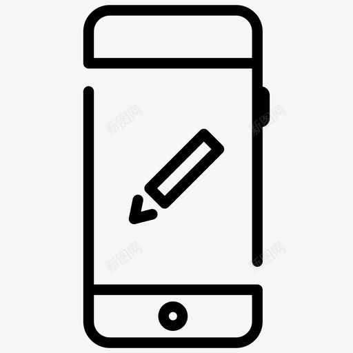 重置手机裁剪图像编辑图标svg_新图网 https://ixintu.com 手机 智能手机 编辑 裁剪图像 重命名 重置手机