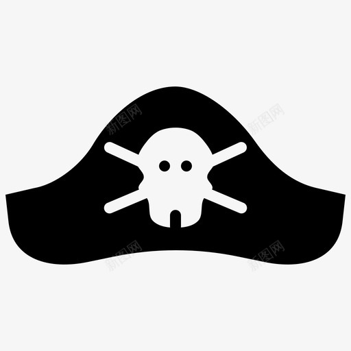 海盗帽子法律和正义雕文图标svg_新图网 https://ixintu.com 帽子 法律和正义雕文 海盗