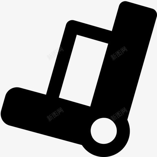 手推车送货装运图标svg_新图网 https://ixintu.com smashicons送货mdsolid 手推车 装运 运输 送货