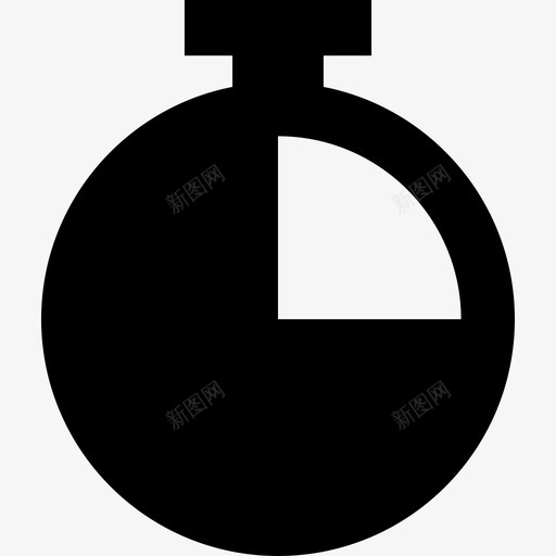 秒表计时器网络元素图标svg_新图网 https://ixintu.com 秒表 网络元素 计时器