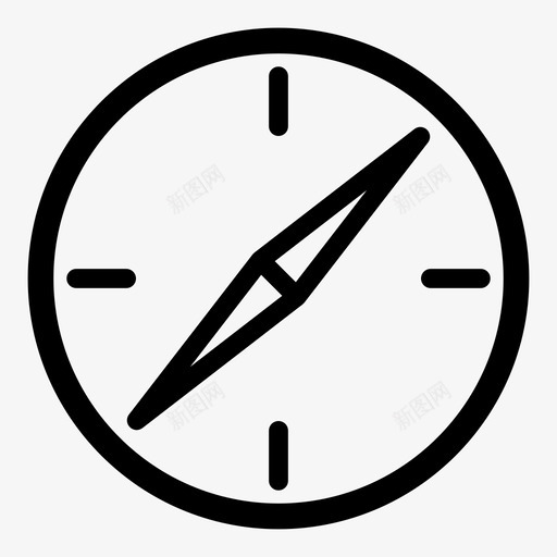 罗盘野营倾斜罗盘图标svg_新图网 https://ixintu.com 倾斜罗盘 方向 磁罗盘 罗盘 野营