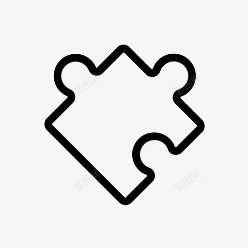 解决方案链接缺失链接图标svg_新图网 https://ixintu.com 商业图标工具包 块 拼图 缺失链接 解决方案 链接