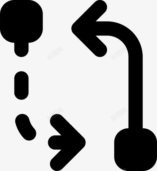 备选线路箭头方向图标svg_新图网 https://ixintu.com smashicons箭头mdsolid 备选线路 方向 箭头