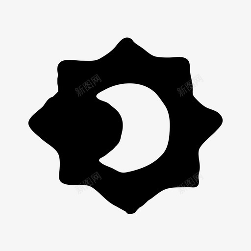 亮度手绘手绘材质标图标svg_新图网 https://ixintu.com 亮度 手绘 手绘材质设计图标