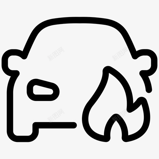 汽车起火汽车失火汽车着火图标svg_新图网 https://ixintu.com 汽车失火 汽车概要第一卷 汽车燃烧 汽车着火 汽车起火 消防车 热车
