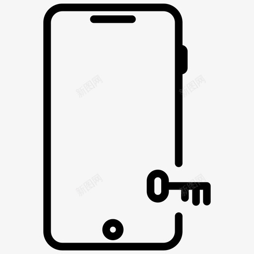 移动钥匙键盘锁密码锁图标svg_新图网 https://ixintu.com 保险箱 密码锁 移动钥匙 键盘锁