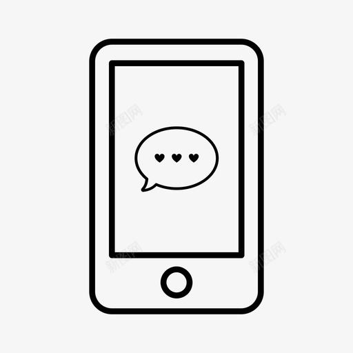 留言爱爱的短信图标svg_新图网 https://ixintu.com 爱 爱的短信 电话留言 留言 短信 聊天