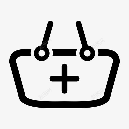 添加到购物篮购买市场图标svg_新图网 https://ixintu.com 商店 市场 添加到购物篮 购买 购物 购物篮