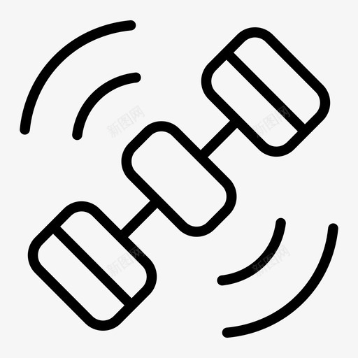 卫星通信gps图标svg_新图网 https://ixintu.com gps 信号 卫星 空间 网络服务器概述 通信