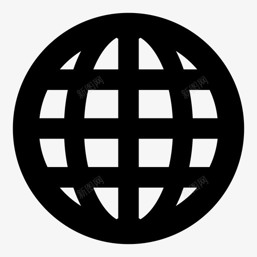 全局internet区域设置图标svg_新图网 https://ixintu.com internet ui和web图标 web world 全局 区域设置