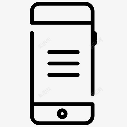 移动菜单按钮设置图标svg_新图网 https://ixintu.com 按钮 控件 智能手机 移动电话 移动菜单 设置