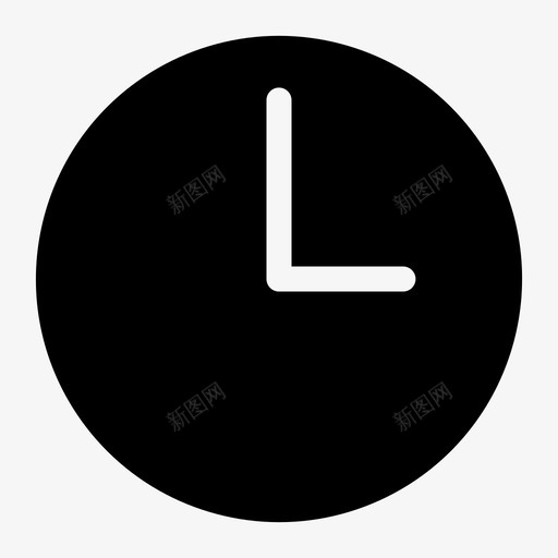 钟三时间图标svg_新图网 https://ixintu.com 三 时间 钟