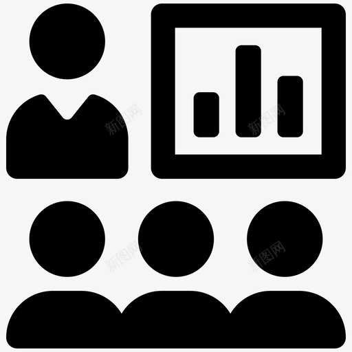 听众业务演示销售演示图标svg_新图网 https://ixintu.com 业务坚实第二卷 业务演示 听众 目标受众 销售演示