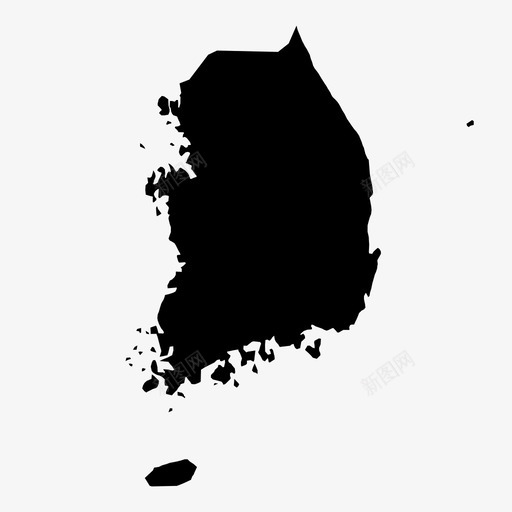 韩国亚洲国家图标svg_新图网 https://ixintu.com 亚洲 国家 国家坚实 地理 韩国