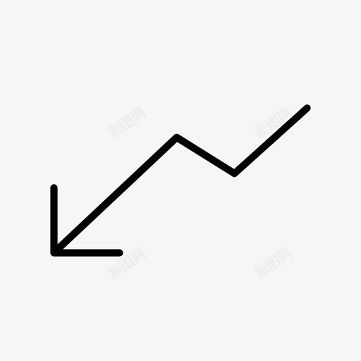 下降趋势增加收入增加销售额图标svg_新图网 https://ixintu.com 下降趋势 增加业务 增加收入 增加销售额