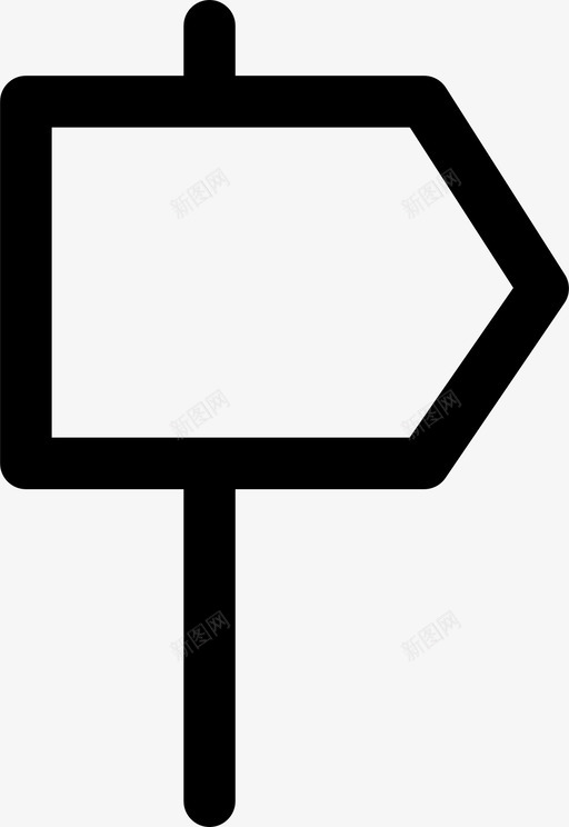 方向标志向导导航图标svg_新图网 https://ixintu.com 向导 导航 方向标志 点 路标