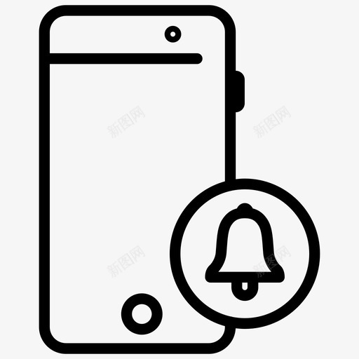 移动通知移动警报移动提醒图标svg_新图网 https://ixintu.com 应用程序更新 移动提醒 移动警报 移动通知 超量