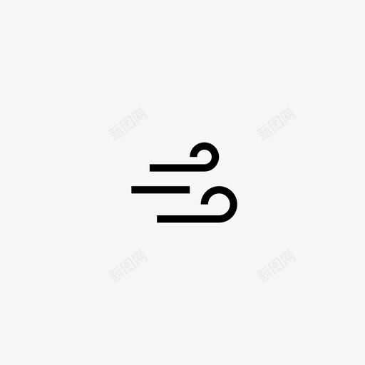风吹预报图标svg_新图网 https://ixintu.com 吹 天气 有风 自然32x32 预报 风 风暴