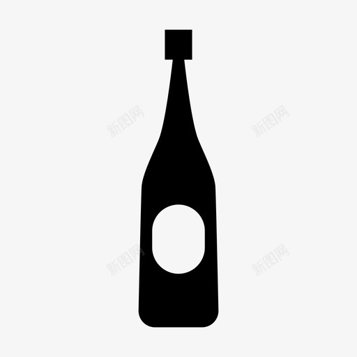 瓶子饮料葡萄酒图标svg_新图网 https://ixintu.com 瓶子 葡萄酒 酒瓶 食品和饮料 饮料