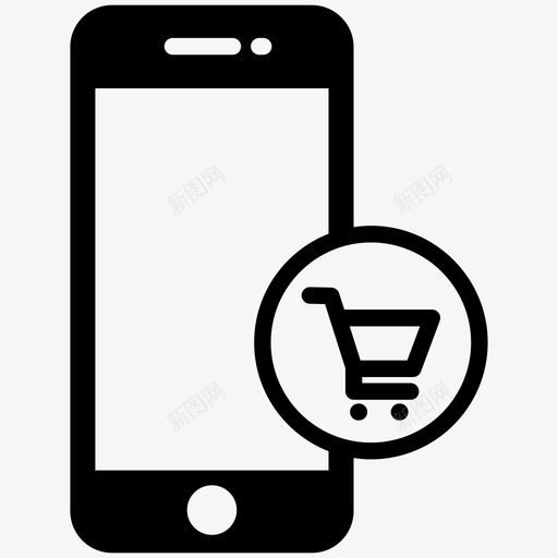 移动商店添加到购物车在线商店图标svg_新图网 https://ixintu.com 在线商店 添加到购物车 点击订购 移动商店 移动电话