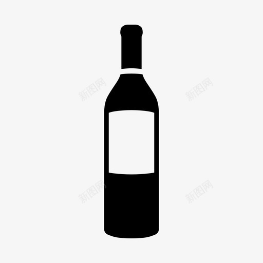 酒瓶酒喝酒图标svg_新图网 https://ixintu.com 喝酒 酒 酒瓶