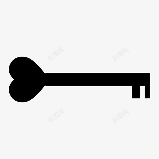心的钥匙爱爱的钥匙图标svg_新图网 https://ixintu.com 心的钥匙 情人节 爱 爱的钥匙 秘密