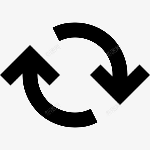 同步箭头初始化图标svg_新图网 https://ixintu.com lineessentials图标集2 初始化 刷新 加载 同步 箭头