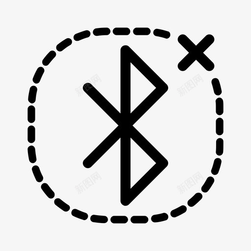 蓝牙取消删除设备图标svg_新图网 https://ixintu.com 删除 无线 蓝牙取消 设备