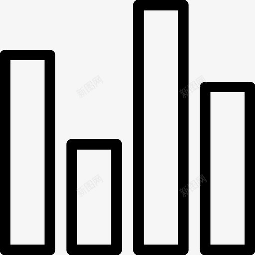 条形图信息图统计数据图标svg_新图网 https://ixintu.com 业务图标 信息图 条形图 统计数据